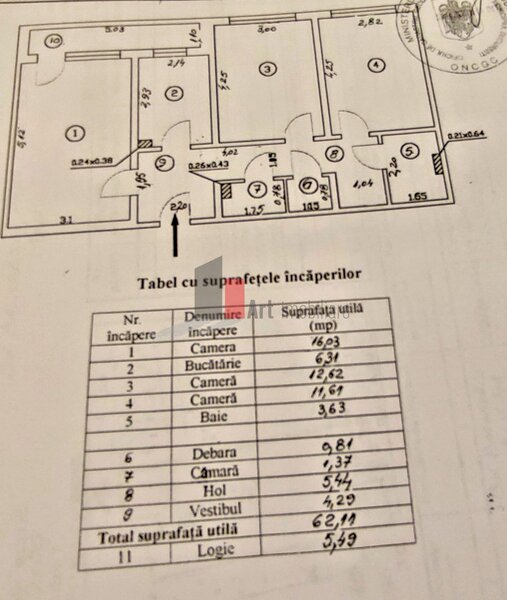 Basarabia, Arena Nationala, apartament 3 camere de vanzare